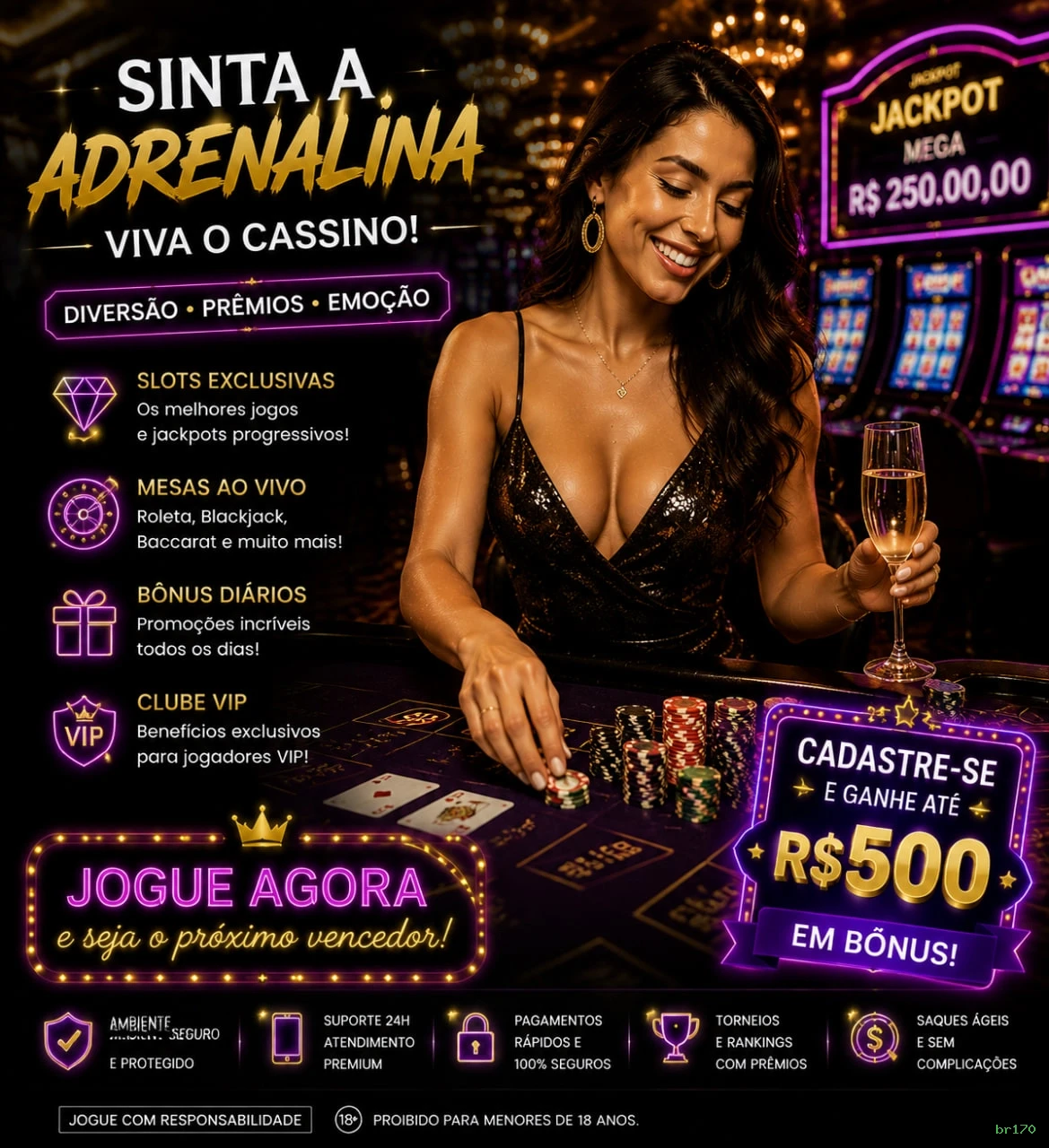 Bônus exclusivos membros VIP br170